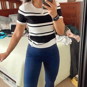 Black/White Banana Republic Sweater T